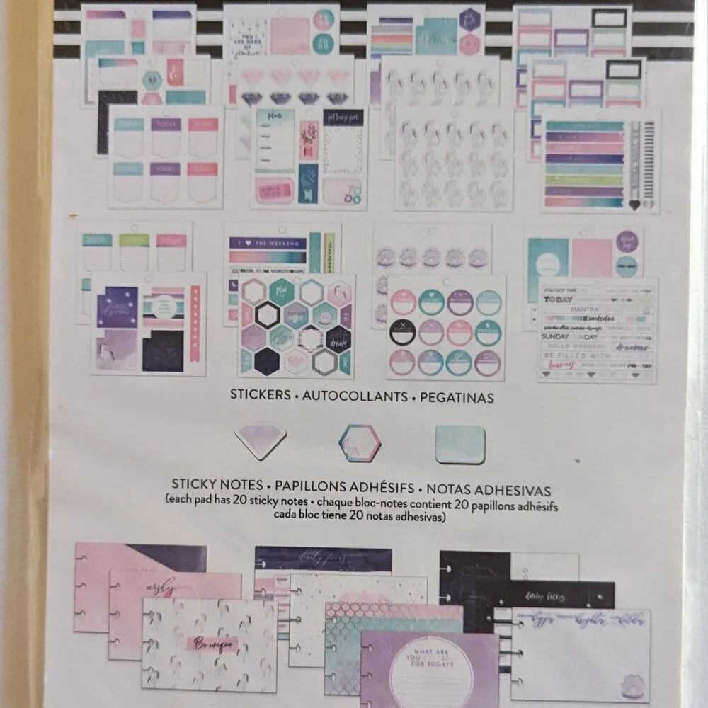 NWT 302 pc Happy Planner Back to School Student Multi Pack Stickers Notes Cards